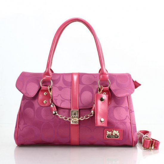 Coach Ring Chain Large Pink Satchels FBW | Coach Outlet Canada